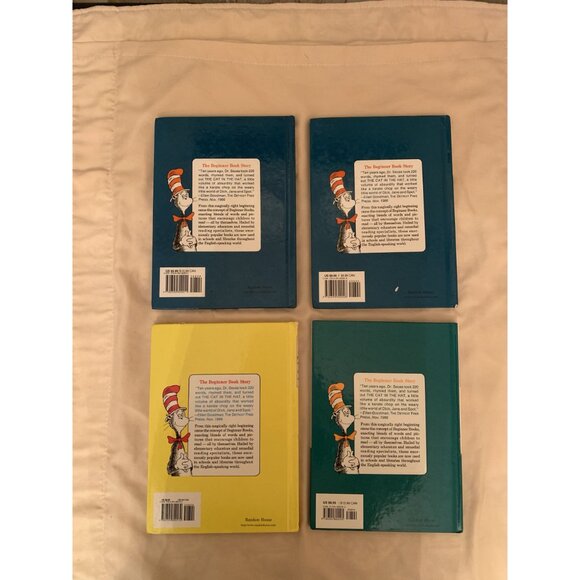 4 Dr. Seuss Books: Cat In The Hat-Cat Comes Back- One Fish Two Fish- Hop On Pop - Picture 13 of 14